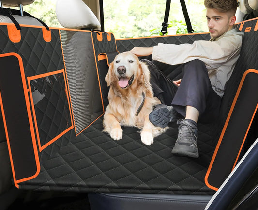 4-In-1 Waterproof Hard Bottom Dog Car Seat Extender/Cover